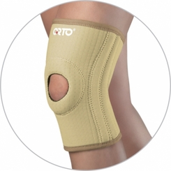Бандаж на коленный сустав Orto эластичный с боковыми рёбрами  200 NKN